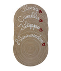 Tovagliette personalizzate beige