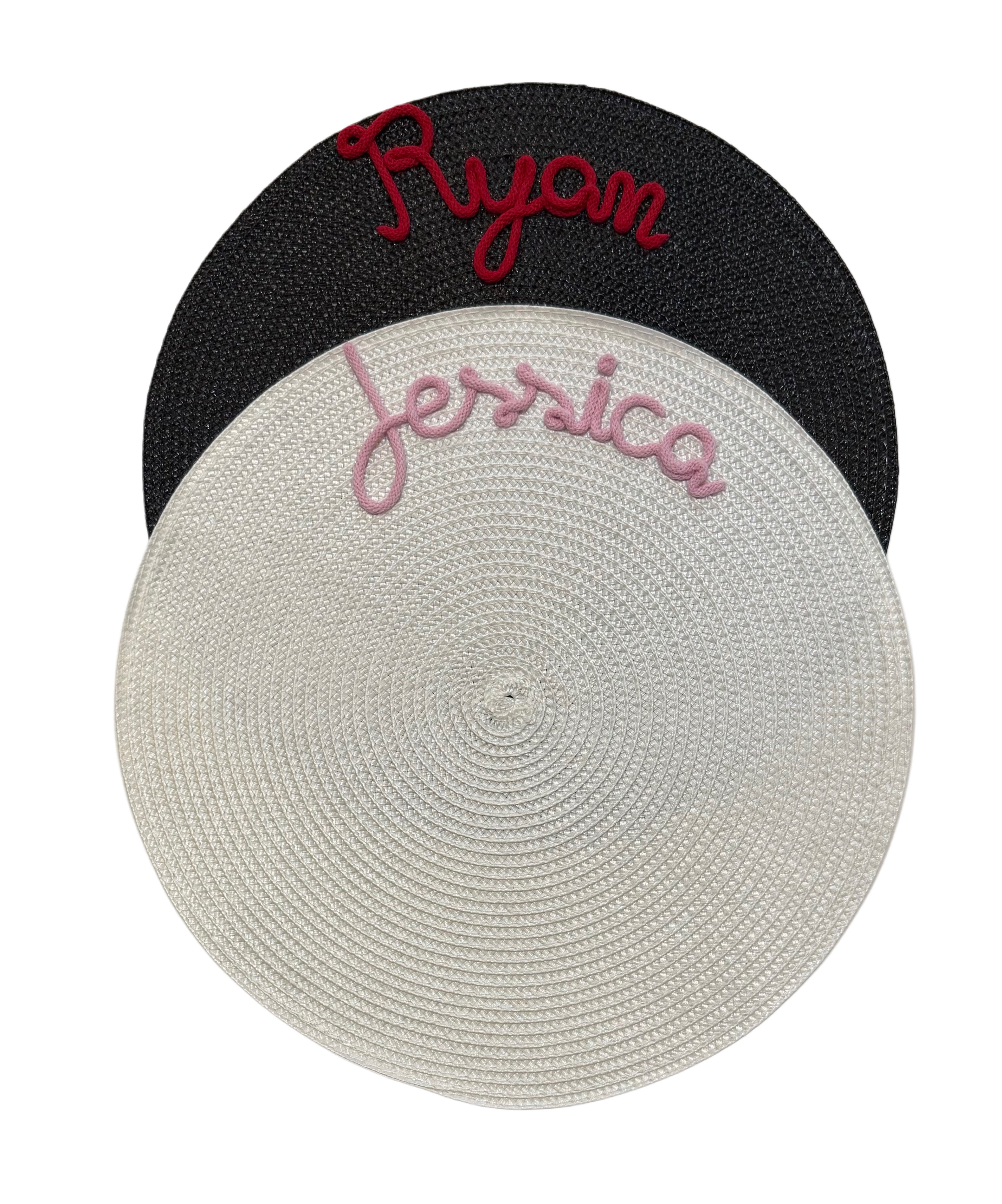 Tovagliette personalizzate color bianco