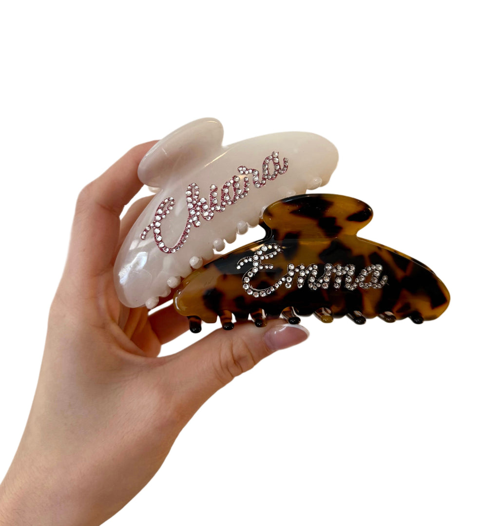 Mollettoni personalizzabili con scritta in strass