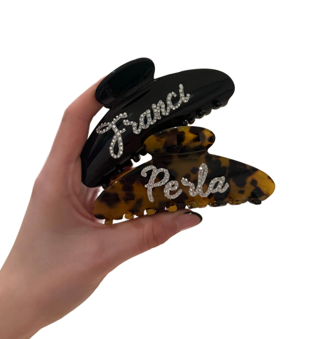 Mollettoni personalizzabili con scritta in strass